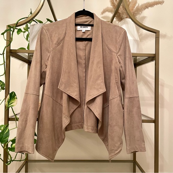 BB Dakota Brown Suede Jacket - Picture 3 of 6